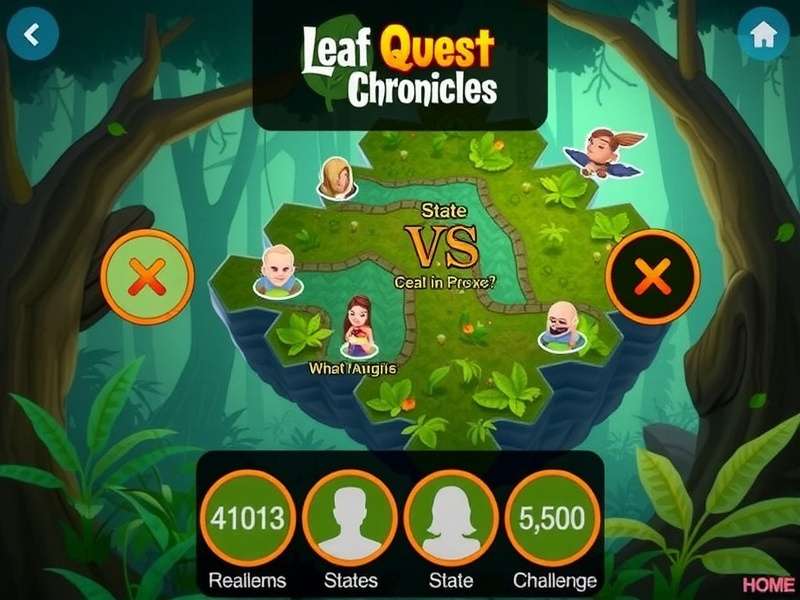 Leaf Quest Chronicles Game Cover - Indian Jungle Adventure